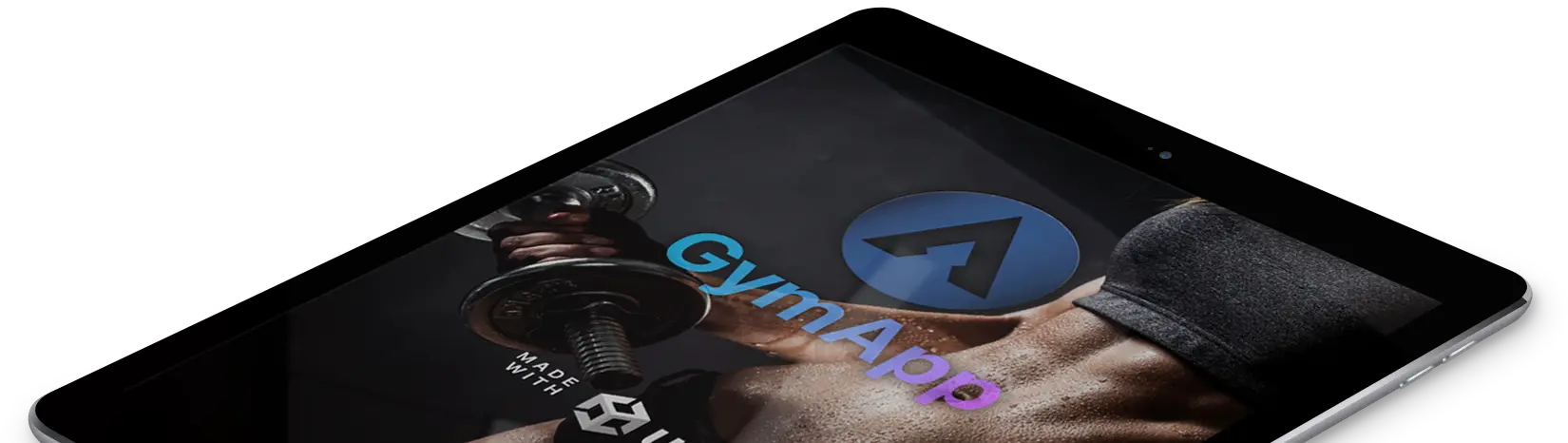 iPad showing the GymApp app